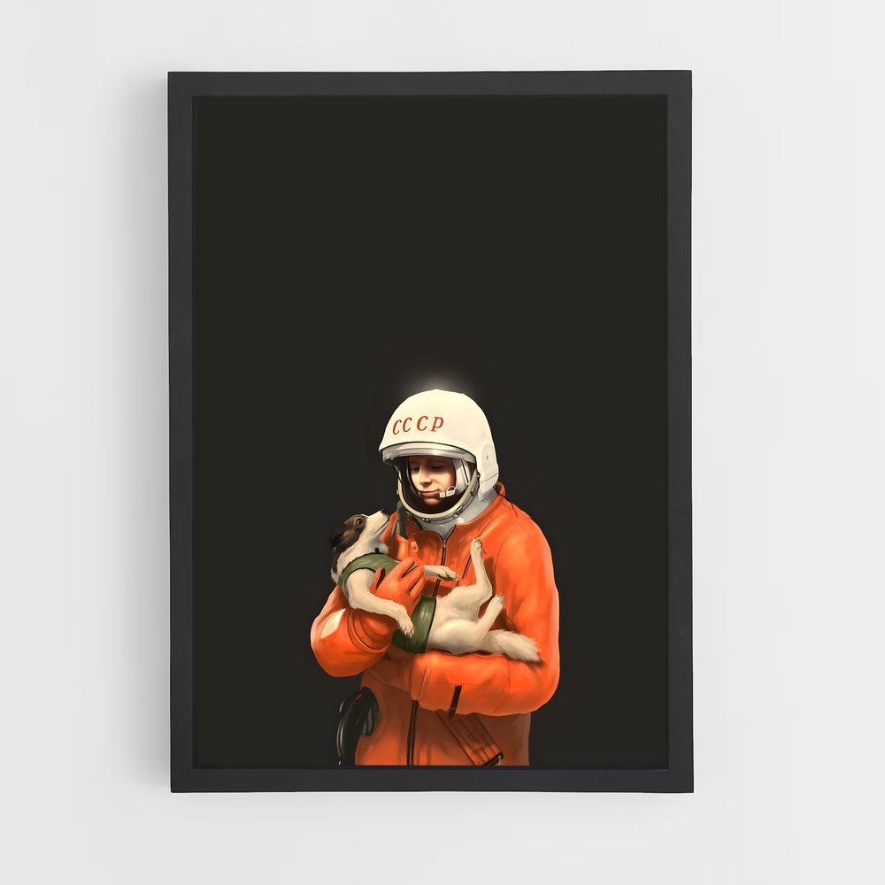 Poster L'Aventure Canine – affiche Astronautes (vue 2)